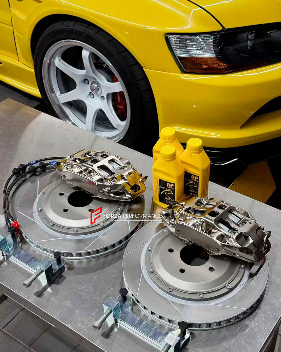 Buy Now ADTORY X FORZA PERFORMANCE RACE BIG BRAKE KIT BBK for MITSUBISHI LANCER EVOLUTION VII VIII IX CT 2001 - 2007 and upgrade car parts from SIR Tuning at the Best Price. Headlights, Tail lights, Bodykits, Navigations, BIG BRAKE KIT and more - Fast & Free Shipping within Europe, US & Worldwide.