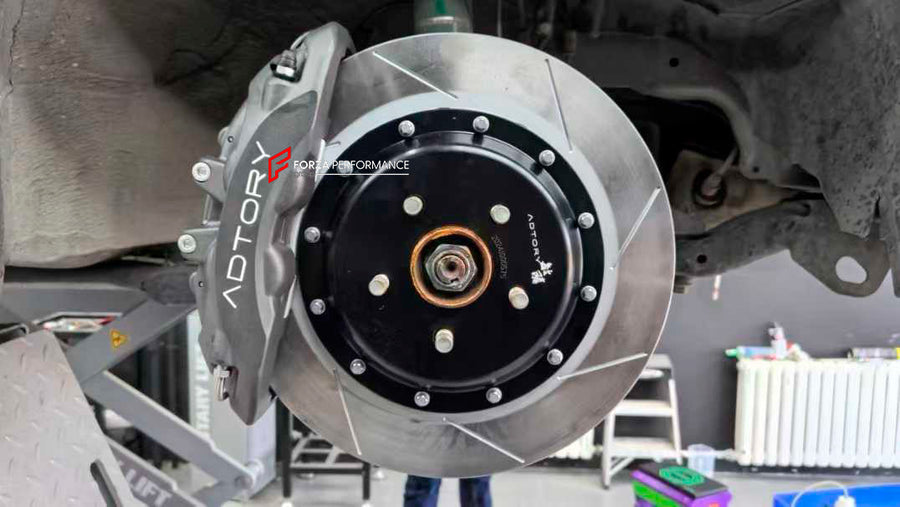 Buy Now ADTORY X FORZA PERFORMANCE RACE BIG BRAKE KIT BBK for SUBARU FORESTER STI SG9 2006 - 2008 and upgrade car parts from SIR Tuning at the Best Price. Headlights, Tail lights, Bodykits, Navigations, BIG BRAKE KIT and more - Fast & Free Shipping within Europe, US & Worldwide.