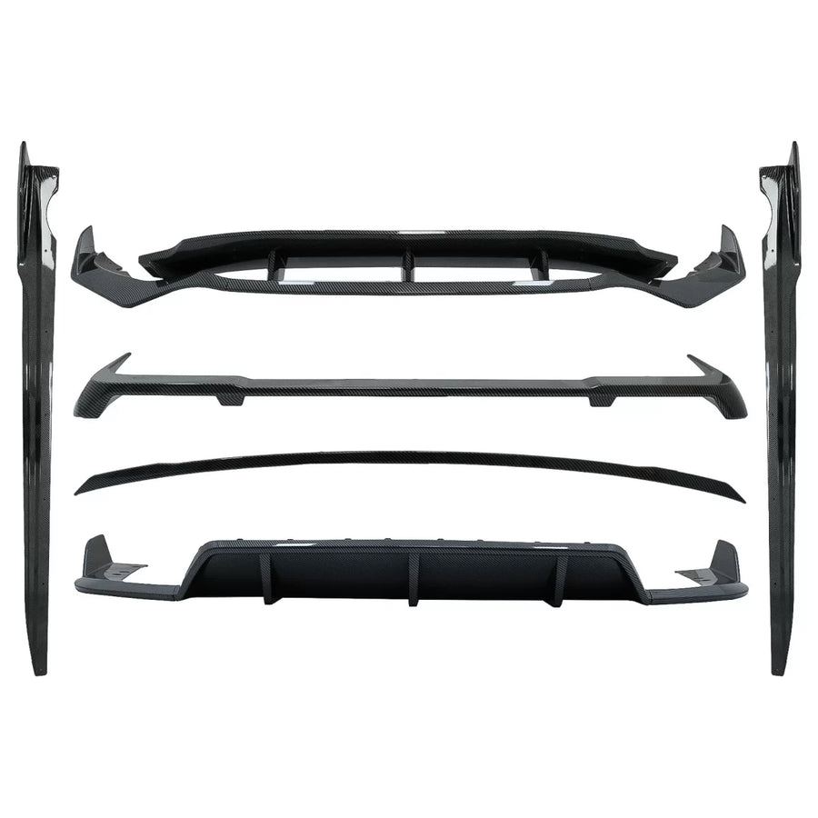 Aero Body Kit suitable for BMW X5 G05 (2018-2022) M-Tech Black Knight Design Carbon Fiber – product image 1