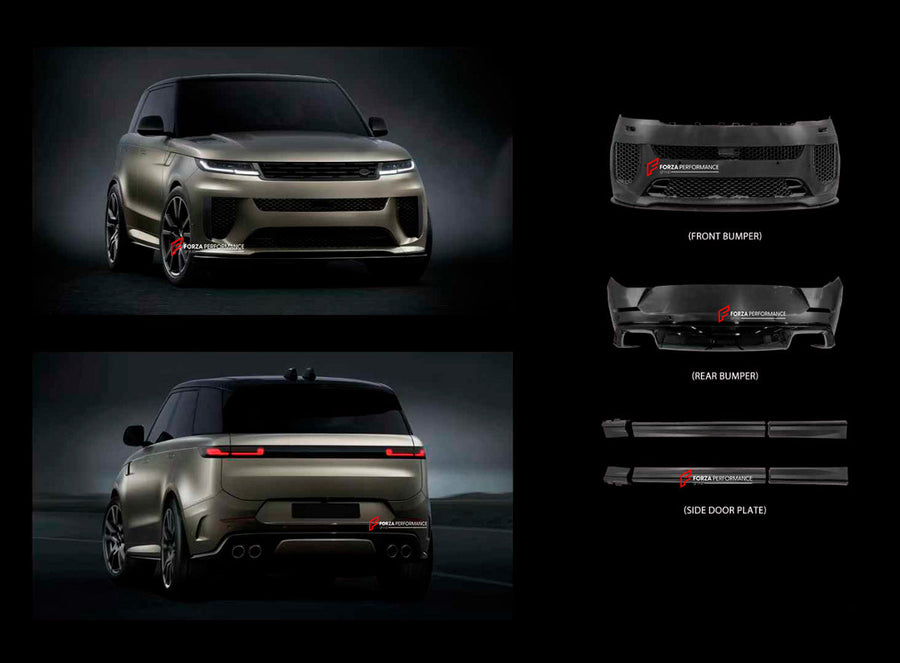 Buy Now SV KIT for LAND ROVER RANGE ROVER SPORT L461 2022+ and upgrade car parts from SIR Tuning at the Best Price. Headlights, Tail lights, Bodykits, Navigations, body kit and more - Fast & Free Shipping within Europe, US & Worldwide.