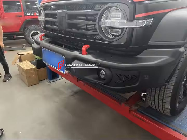 Buy Now ALUMINIUM OFFROAD BUMPERS for TANK 300 2020+ and upgrade car parts from SIR Tuning at the Best Price. Headlights, Tail lights, Bodykits, Navigations, Carbon body kit and more - Fast & Free Shipping within Europe, US & Worldwide.