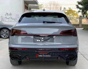 Buy Now REAR DIFFUSER FOR AUDI Q5 FY Sportback 2021+ and upgrade car parts from SIR Tuning at the Best Price. Headlights, Tail lights, Bodykits, Navigations, body kit and more - Fast & Free Shipping within Europe, US & Worldwide.
