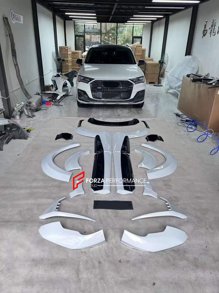 Buy Now WIDE BODY KIT for AUDI Q7 4M FACELIFT 2019 - 2024 and upgrade car parts from SIR Tuning at the Best Price. Headlights, Tail lights, Bodykits, Navigations, body kit and more - Fast & Free Shipping within Europe, US & Worldwide.