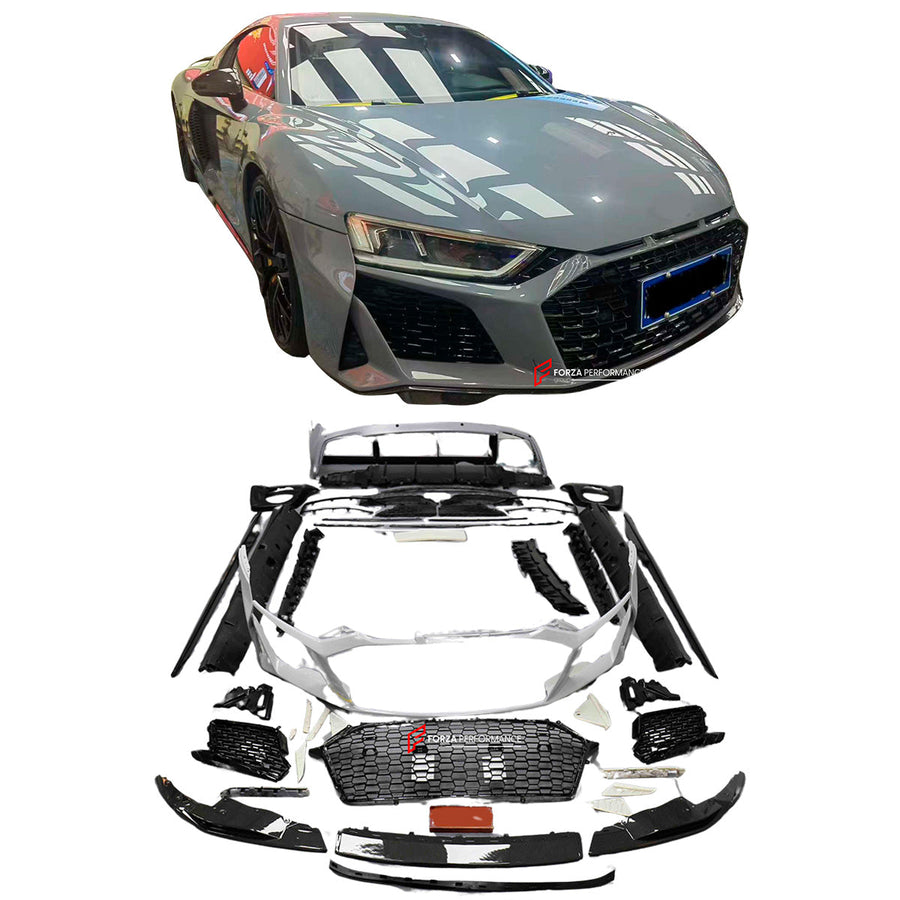 Buy Now CONVERSION CARBON BODY KIT for AUDI R8 4S 2015-2018 UPGRADE to AUDI R8 4S 2020+ and upgrade car parts from SIR Tuning at the Best Price. Headlights, Tail lights, Bodykits, Navigations, body kit and more - Fast & Free Shipping within Europe, US & Worldwide.