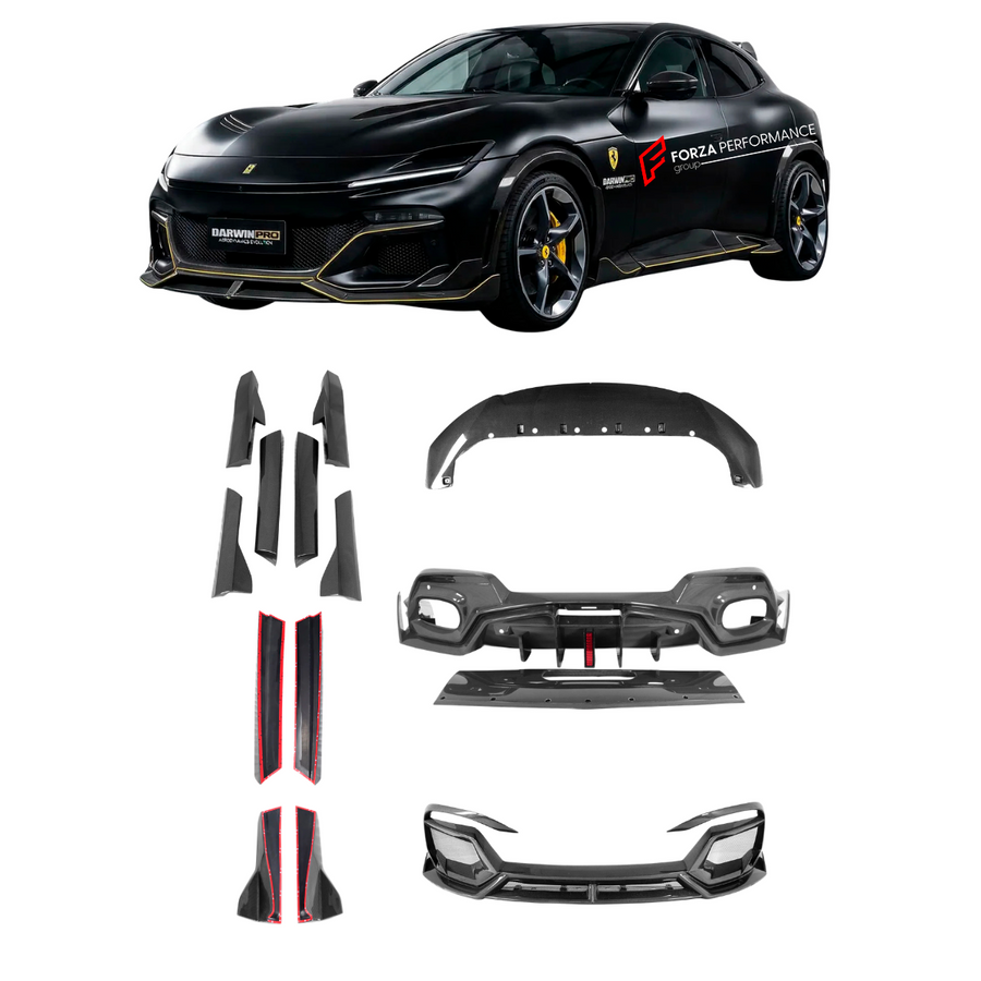 Buy Now AUTHENTIC DARWINPRO CARBON BODY KIT for FERRARI PUROSANGUE F175 2023+ iMP Design Soft and upgrade car parts from SIR Tuning at the Best Price. Headlights, Tail lights, Bodykits, Navigations, body kit and more - Fast & Free Shipping within Europe, US & Worldwide.