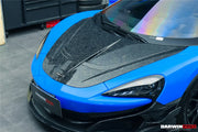 Buy Now AUTHENTIC DARWINPRO CARBON HOOD BONNET for MCLAREN 540C 570S 570GT 600LT 2015 - 2021 BKSSII and upgrade car parts from SIR Tuning at the Best Price. Headlights, Tail lights, Bodykits, Navigations, body kit and more - Fast & Free Shipping within Europe, US & Worldwide.
