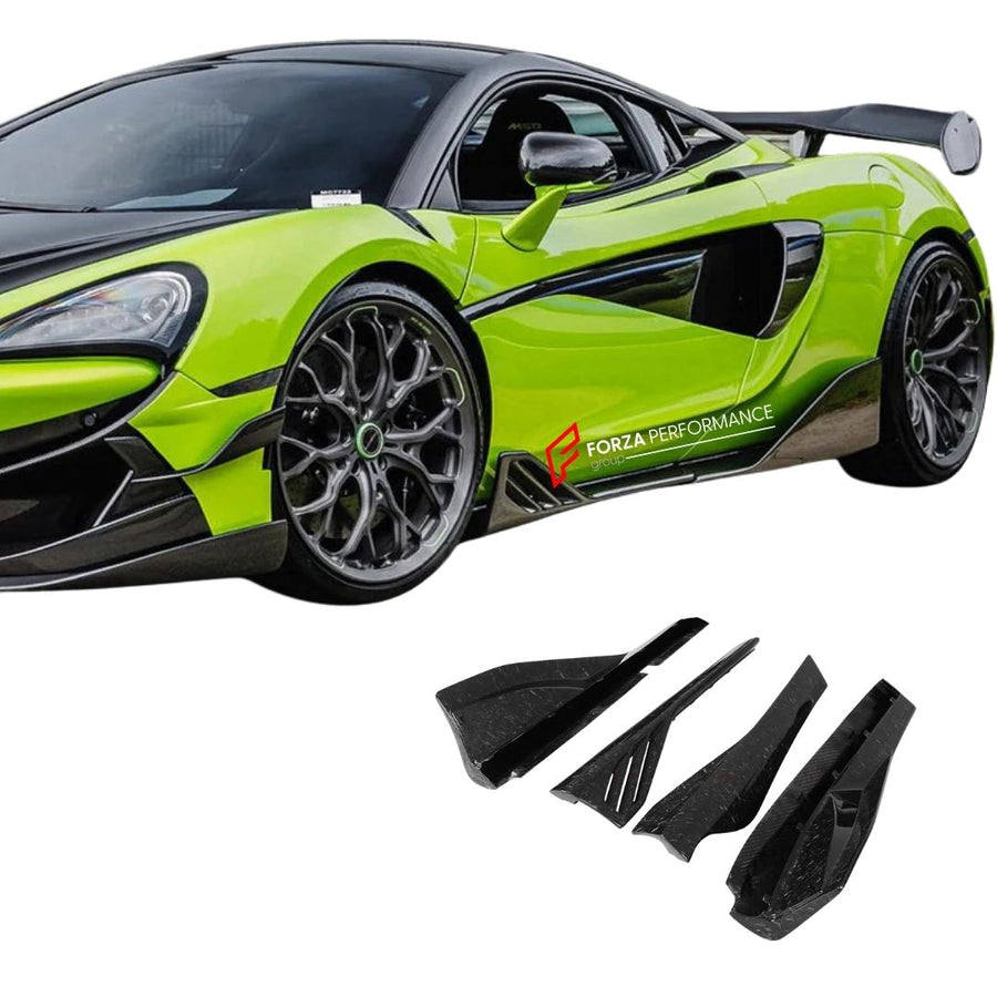 Buy Now AUTHENTIC DARWINPRO CARBON SIDE SKIRTS for MCLAREN 540C 570S 600LT 2015 - 2021 BKSS and upgrade car parts from SIR Tuning at the Best Price. Headlights, Tail lights, Bodykits, Navigations, body kit and more - Fast & Free Shipping within Europe, US & Worldwide.
