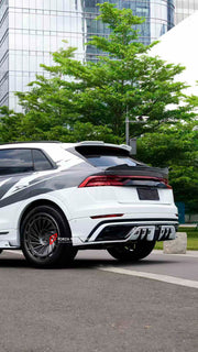 Buy Now AUTHENTIC ROWEN CARBON BODY KIT for AUDI Q8 4M 2018 - 2023 and upgrade car parts from SIR Tuning at the Best Price. Headlights, Tail lights, Bodykits, Navigations, Carbon body kit and more - Fast & Free Shipping within Europe, US & Worldwide.