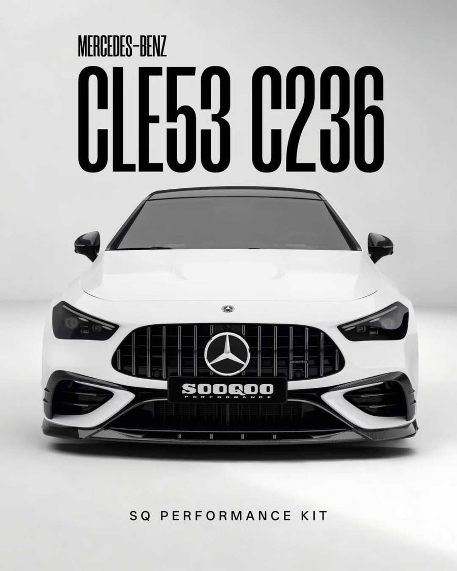 Buy Now AUTHENTIC SOOQOO CARBON BODY KIT for MERCEDES-BENZ CLE53 AMG COUPE 2025+ and upgrade car parts from SIR Tuning at the Best Price. Headlights, Tail lights, Bodykits, Navigations, body kit and more - Fast & Free Shipping within Europe, US & Worldwide.