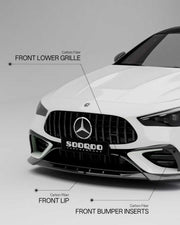 Buy Now AUTHENTIC SOOQOO CARBON BODY KIT for MERCEDES-BENZ CLE53 AMG COUPE 2025+ and upgrade car parts from SIR Tuning at the Best Price. Headlights, Tail lights, Bodykits, Navigations, body kit and more - Fast & Free Shipping within Europe, US & Worldwide.