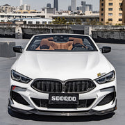Buy Now AUTHENTIC SOOQOO CARBON FRONT BUMPER CANARDS for BMW 8 SERIES G14 G15 G16 2018+ and upgrade car parts from SIR Tuning at the Best Price. Headlights, Tail lights, Bodykits, Navigations, body kit and more - Fast & Free Shipping within Europe, US & Worldwide.