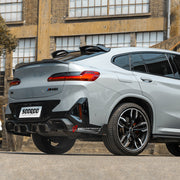 Buy Now AUTHENTIC SOOQOO CARBON REAR DIFFUSER with BREAK LIGHT for BMW X4 G02 LCI 2022+ and upgrade car parts from SIR Tuning at the Best Price. Headlights, Tail lights, Bodykits, Navigations, body kit and more - Fast & Free Shipping within Europe, US & Worldwide.