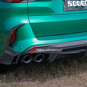 Buy Now AUTHENTIC SOOQOO CARBON REAR DIFFUSER with BRAKE LIGHT for BMW X5M F95 LCI 2023+ and upgrade car parts from SIR Tuning at the Best Price. Headlights, Tail lights, Bodykits, Navigations, body kit and more - Fast & Free Shipping within Europe, US & Worldwide.