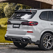 Buy Now AUTHENTIC SOOQOO CARBON ROOF SPOILER for BMW X5 G05 2019+ and upgrade car parts from SIR Tuning at the Best Price. Headlights, Tail lights, Bodykits, Navigations, Carbon body kit and more - Fast & Free Shipping within Europe, US & Worldwide.