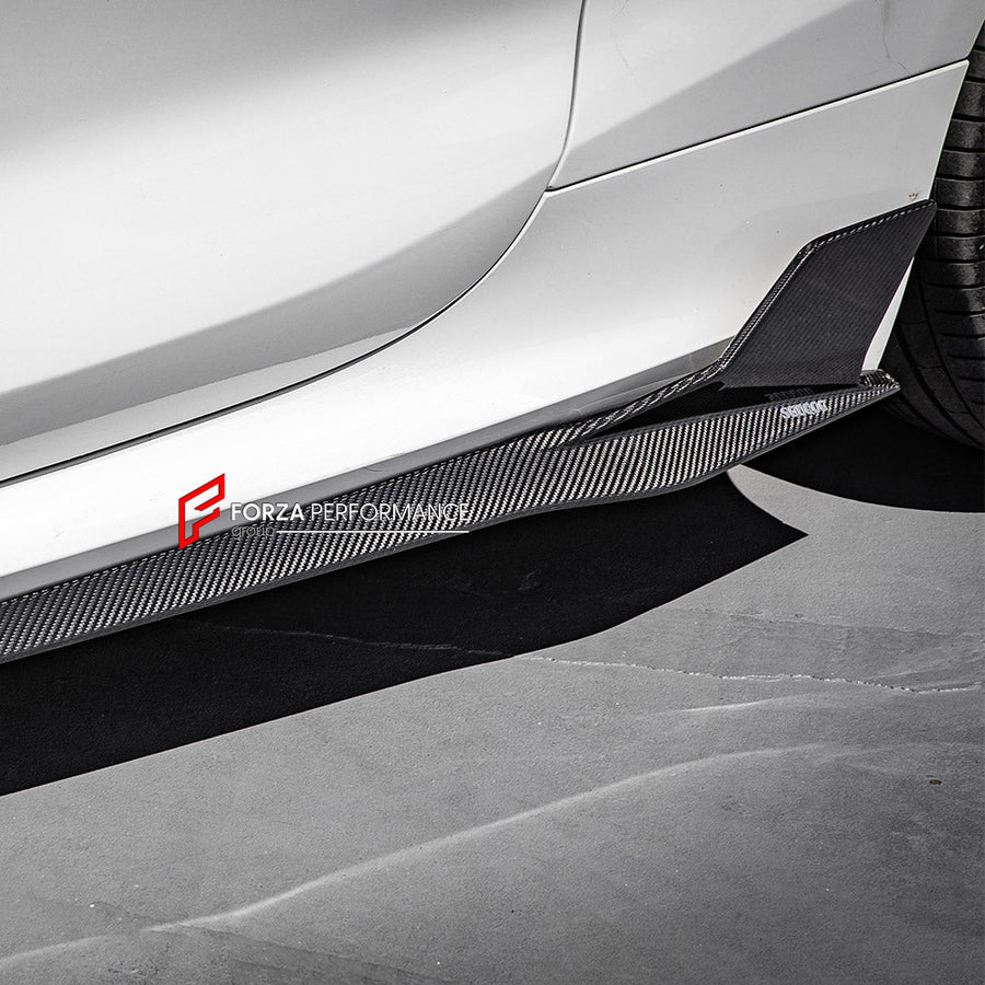 Buy Now AUTHENTIC SOOQOO CARBON SIDE SKIRTS for BMW M8 F91 F92 2019+ BMW 8 SERIES G14 G15 2018+ and upgrade car parts from SIR Tuning at the Best Price. Headlights, Tail lights, Bodykits, Navigations, body kit and more - Fast & Free Shipping within Europe, US & Worldwide.
