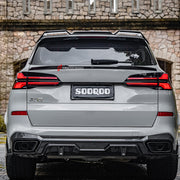 Buy Now AUTHENTIC SOOQOO CARBON TRUNK SPOILER for BMW X5 G05 2019+ and upgrade car parts from SIR Tuning at the Best Price. Headlights, Tail lights, Bodykits, Navigations, Carbon body kit and more - Fast & Free Shipping within Europe, US & Worldwide.