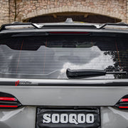 Buy Now AUTHENTIC SOOQOO CARBON TRUNK SPOILER for BMW X5 G05 2019+ and upgrade car parts from SIR Tuning at the Best Price. Headlights, Tail lights, Bodykits, Navigations, Carbon body kit and more - Fast & Free Shipping within Europe, US & Worldwide.