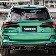 Buy Now AUTHENTIC SOOQOO CARBON TRUNK SPOILER for BMW X5 G05 2019+ and upgrade car parts from SIR Tuning at the Best Price. Headlights, Tail lights, Bodykits, Navigations, Carbon body kit and more - Fast & Free Shipping within Europe, US & Worldwide.