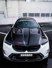Buy Now AUTHENTIC SOOQOO DRY CARBON BODY KIT for BMW M5 G90 2025+ and upgrade car parts from SIR Tuning at the Best Price. Headlights, Tail lights, Bodykits, Navigations, Carbon body kit and more - Fast & Free Shipping within Europe, US & Worldwide.