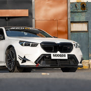 Buy Now AUTHENTIC SOOQOO DRY CARBON FRONT BUMPER CENTER TRIM for BMW M5 G90 G99 2025+ and upgrade car parts from SIR Tuning at the Best Price. Headlights, Tail lights, Bodykits, Navigations, Carbon body kit and more - Fast & Free Shipping within Europe, US & Worldwide.