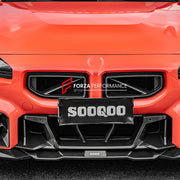 Buy Now AUTHENTIC SOOQOO DRY CARBON FRONT GRILLE for BMW M2 G87 2023+ and upgrade car parts from SIR Tuning at the Best Price. Headlights, Tail lights, Bodykits, Navigations, Carbon body kit and more - Fast & Free Shipping within Europe, US & Worldwide.