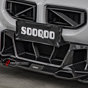 Buy Now AUTHENTIC SOOQOO DRY CARBON FRONT LIP for BMW M2 G87 2023+ and upgrade car parts from SIR Tuning at the Best Price. Headlights, Tail lights, Bodykits, Navigations, Carbon body kit and more - Fast & Free Shipping within Europe, US & Worldwide.