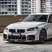 Buy Now AUTHENTIC SOOQOO DRY CARBON FRONT LIP for BMW M2 G87 2023+ and upgrade car parts from SIR Tuning at the Best Price. Headlights, Tail lights, Bodykits, Navigations, Carbon body kit and more - Fast & Free Shipping within Europe, US & Worldwide.