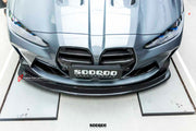 Buy Now AUTHENTIC SOOQOO DRY CARBON FRONT LIP for BMW M3 G80 G81 2020+ M4 G82 G83 2021+ M3 G80 GT4 STYLE and upgrade car parts from SIR Tuning at the Best Price. Headlights, Tail lights, Bodykits, Navigations, Carbon body kit and more - Fast & Free Shipping within Europe, US & Worldwide.