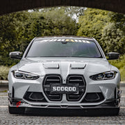 Buy Now AUTHENTIC SOOQOO DRY CARBON FRONT LIP for BMW M3 G80 G81 2020+ M4 G82 G83 2021+ and upgrade car parts from SIR Tuning at the Best Price. Headlights, Tail lights, Bodykits, Navigations, Carbon body kit and more - Fast & Free Shipping within Europe, US & Worldwide.