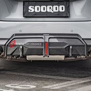 Buy Now AUTHENTIC SOOQOO DRY CARBON REAR DIFFUSER with BRAKE LIGHT for BMW 2 SERIES G42 2021 - 2024 and upgrade car parts from SIR Tuning at the Best Price. Headlights, Tail lights, Bodykits, Navigations, body kit and more - Fast & Free Shipping within Europe, US & Worldwide.