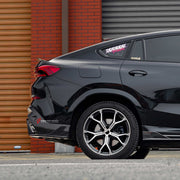 Buy Now AUTHENTIC SOOQOO DRY CARBON REAR DIFFUSER with BRAKE LIGHTS for BMW X6 G06 2020+ and upgrade car parts from SIR Tuning at the Best Price. Headlights, Tail lights, Bodykits, Navigations, Carbon body kit and more - Fast & Free Shipping within Europe, US & Worldwide.