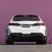 Buy Now AUTHENTIC SOOQOO DRY CARBON ROOF SPOILER for BMW M5 G90 2025+ and upgrade car parts from SIR Tuning at the Best Price. Headlights, Tail lights, Bodykits, Navigations, Carbon body kit and more - Fast & Free Shipping within Europe, US & Worldwide.