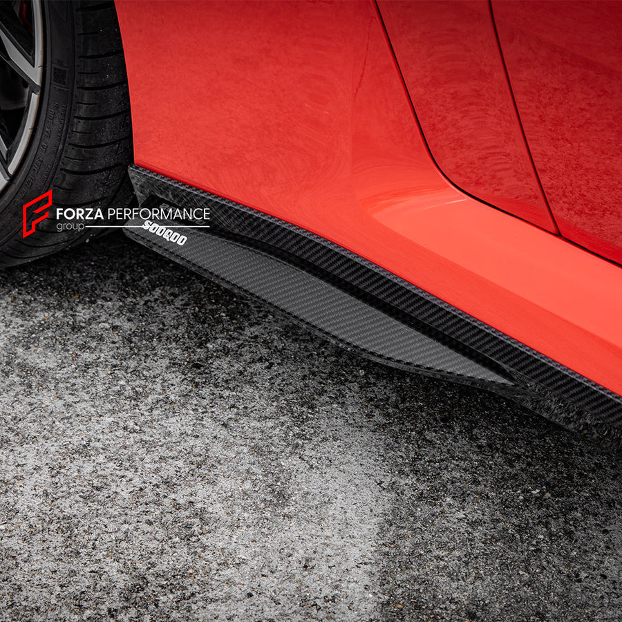 Buy Now AUTHENTIC SOOQOO DRY CARBON SIDE SKIRTS for BMW M2 G87 2023+ and upgrade car parts from SIR Tuning at the Best Price. Headlights, Tail lights, Bodykits, Navigations, Carbon body kit and more - Fast & Free Shipping within Europe, US & Worldwide.
