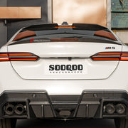 Buy Now AUTHENTIC SOOQOO DRY CARBON TRUNK SPOILER for BMW 5 SERIES G60 2024+ and upgrade car parts from SIR Tuning at the Best Price. Headlights, Tail lights, Bodykits, Navigations, Carbon body kit and more - Fast & Free Shipping within Europe, US & Worldwide.