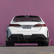 Buy Now AUTHENTIC SOOQOO DRY CARBON TRUNK SPOILER for BMW M5 G90 2025+ and upgrade car parts from SIR Tuning at the Best Price. Headlights, Tail lights, Bodykits, Navigations, Carbon body kit and more - Fast & Free Shipping within Europe, US & Worldwide.