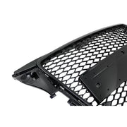 Badgeless Front Grille suitable for Audi A3 8P Facelift (2007-2012) RS Design Honeycomb Piano Black Grille With PDC Covers –