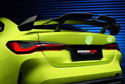 Buy Now CARBON FIBER TRUNK SPOILER for BMW M4 G82 2020+ BKSS STYLE and upgrade car parts from SIR Tuning at the Best Price. Headlights, Tail lights, Bodykits, Navigations, body kit and more - Fast & Free Shipping within Europe, US & Worldwide.