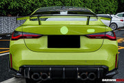 Buy Now CARBON FIBER TRUNK SPOILER for BMW M4 G82 2020+ BKSS STYLE and upgrade car parts from SIR Tuning at the Best Price. Headlights, Tail lights, Bodykits, Navigations, body kit and more - Fast & Free Shipping within Europe, US & Worldwide.