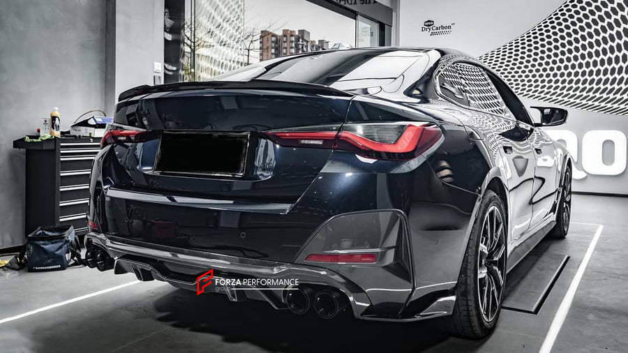 Buy Now CARBON REAR DIFFUSER REAR SPOILER MIRROR COVERS FOR BMW 4-SERIES G26 and upgrade car parts from SIR Tuning at the Best Price. Headlights, Tail lights, Bodykits, Navigations, body kit and more - Fast & Free Shipping within Europe, US & Worldwide.