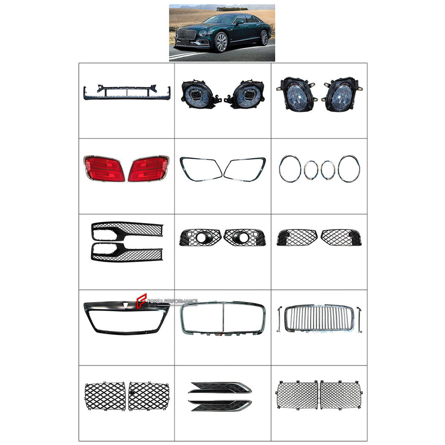 Buy Now BODY KIT for BENTLEY FLYING SPUR 2020+ and upgrade car parts from SIR Tuning at the Best Price. Headlights, Tail lights, Bodykits, Navigations, Body Kit and more - Fast & Free Shipping within Europe, US & Worldwide.