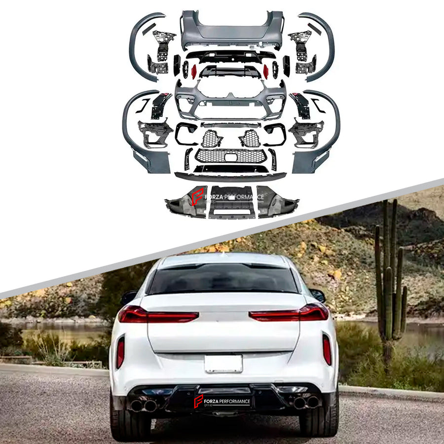 Buy Now BODY KIT for BMW X6 G06 LCI F96 LCI 2024 - 2026 and upgrade car parts from SIR Tuning at the Best Price. Headlights, Tail lights, Bodykits, Navigations, body kit and more - Fast & Free Shipping within Europe, US & Worldwide.