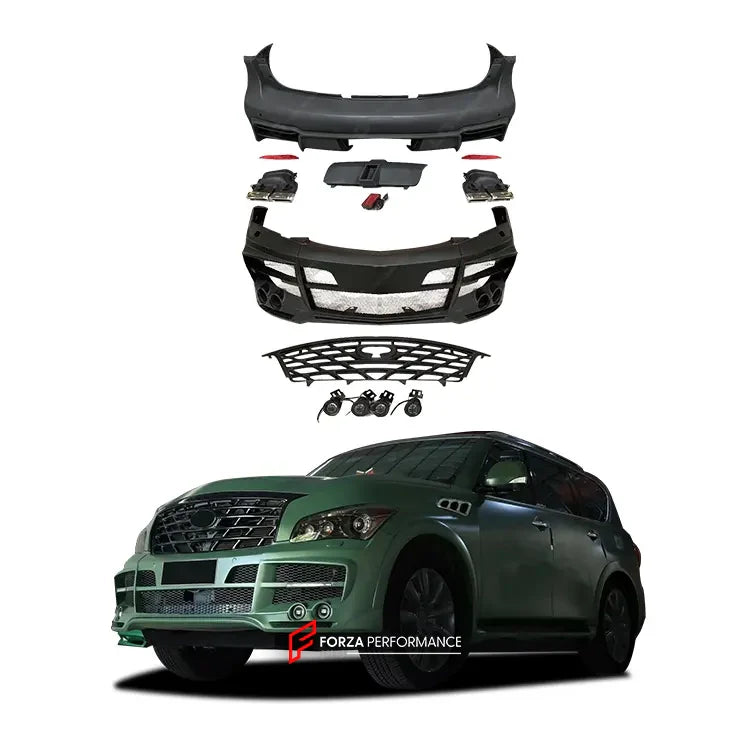 Buy Now BODY KIT for INFINITI QX56 QX80 2011 - 2017 and upgrade car parts from SIR Tuning at the Best Price. Headlights, Tail lights, Bodykits, Navigations, body kit and more - Fast & Free Shipping within Europe, US & Worldwide.