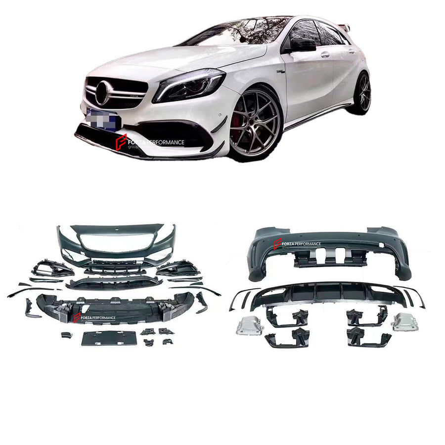 Buy Now BODY KIT for MERCEDES BENZ A-CLASS W176 W176 2013 - 2017 and upgrade car parts from SIR Tuning at the Best Price. Headlights, Tail lights, Bodykits, Navigations, body kit and more - Fast & Free Shipping within Europe, US & Worldwide.