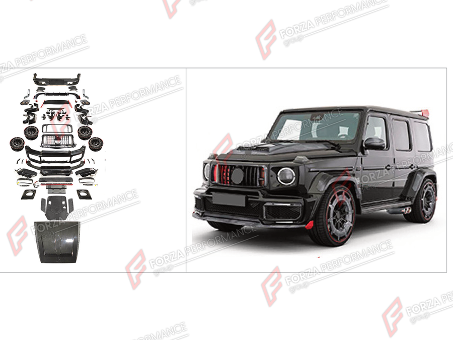 Buy Now BODY KIT for MERCEDES-BENZ G-CLASS W464 G500 2019 - 2024 and upgrade car parts from SIR Tuning at the Best Price. Headlights, Tail lights, Bodykits, Navigations, Body Kit and more - Fast & Free Shipping within Europe, US & Worldwide.