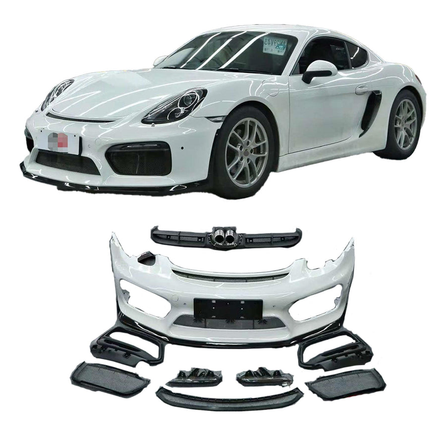 Buy Now CONVERSION UPGRADE BODY KIT for PORSCHE CAYMAN BOXSTER 981 2013 - 2016 upgrade to GT4 and upgrade car parts from SIR Tuning at the Best Price. Headlights, Tail lights, Bodykits, Navigations, body kit and more - Fast & Free Shipping within Europe, US & Worldwide.