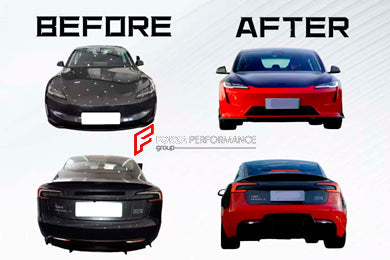 Buy Now BODY KIT for TESLA MODEL 3 2023+ and upgrade car parts from SIR Tuning at the Best Price. Headlights, Tail lights, Bodykits, Navigations, body kit and more - Fast & Free Shipping within Europe, US & Worldwide.