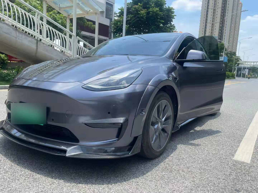 Buy Now CARBON FIBER BODY KIT for TESLA Model Y 2020+ FRONT LIP REAR DIFFUSER SIDE SKIRTS SPOILER and upgrade car parts from SIR Tuning at the Best Price. Headlights, Tail lights, Bodykits, Navigations, body kit and more - Fast & Free Shipping within Europe, US & Worldwide.