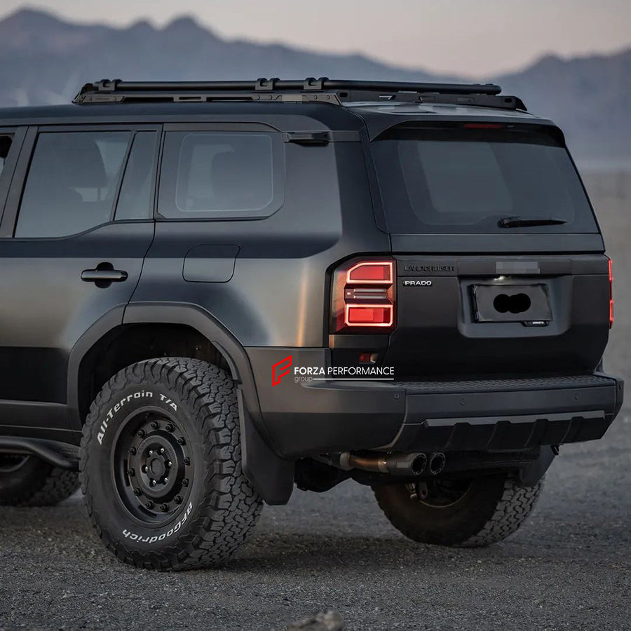 Buy Now ROOF RACK for TOYOTA LAND CRUISER 250 LC 250 2024 and upgrade car parts from SIR Tuning at the Best Price. Headlights, Tail lights, Bodykits, Navigations, Carbon body kit and more - Fast & Free Shipping within Europe, US & Worldwide.