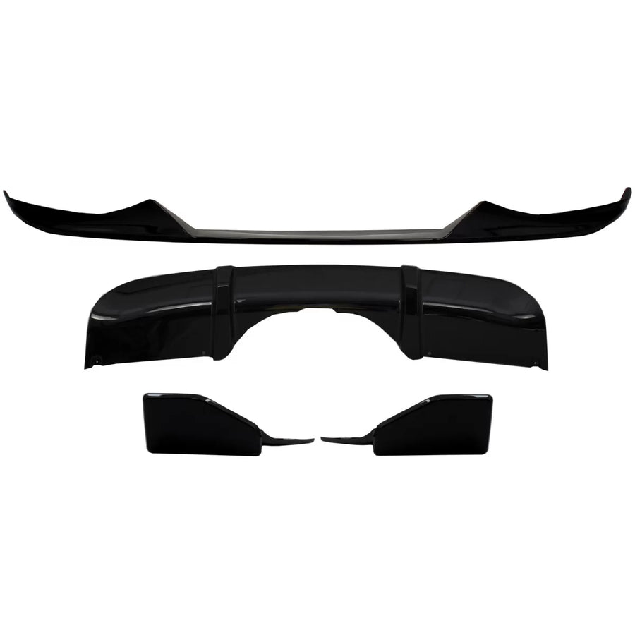 Body Kit Front Bumper Lip and Air Diffuser suitable for BMW X5 F15 (2014-2018) Aero Package M Technik Sport Piano Black – pro