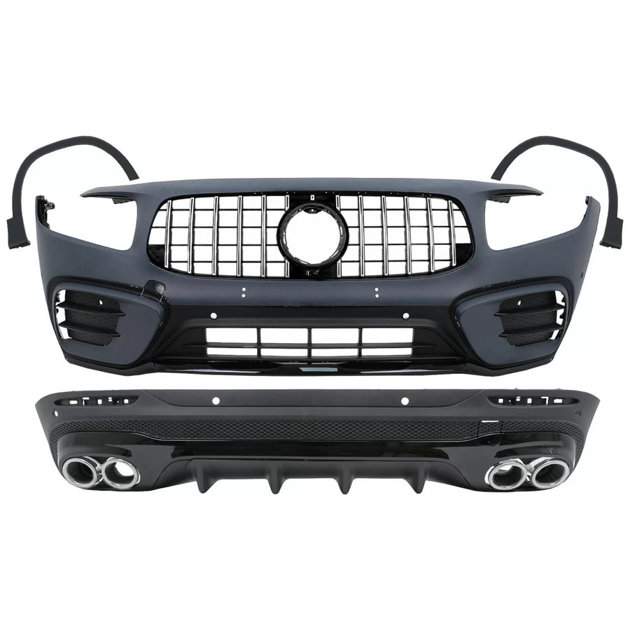Body Kit suitable for Mercedes GLB X247 (2019-2023) GLB35 Design Twin Round Exhaust Muffler Tips – product image 1